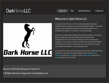 Tablet Screenshot of be-a-darkhorse.com